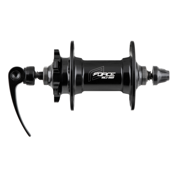 náboj přední FORCE 6D-62 ložiskový, 32d,černý