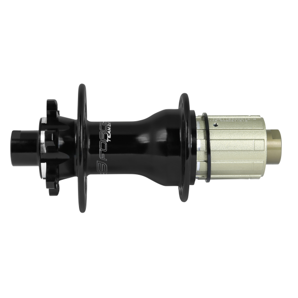 náboj zadní F TEAM 2x1 X12, 6 děr k. 32 děr, černý