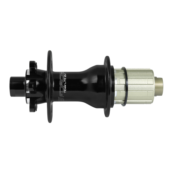 náboj zadní F TEAM lite X12 6d kotouč 28d, černý