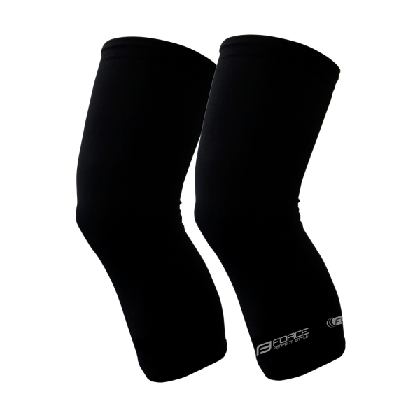 návleky na kolena FORCE TERM, černé L