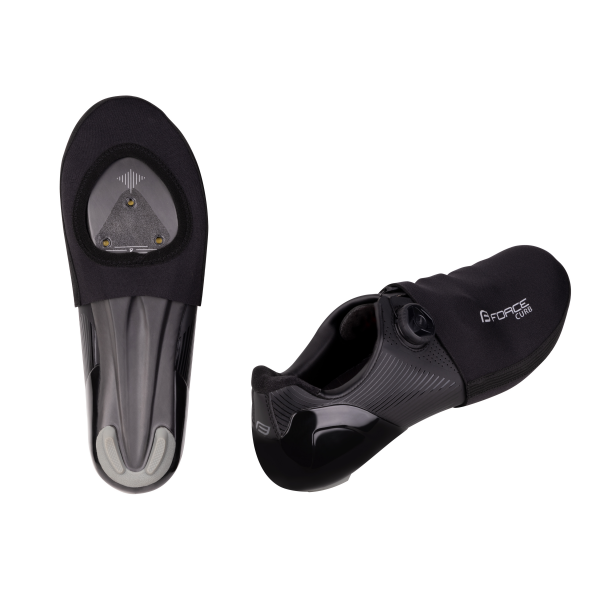 návleky na špičku treter FORCE CURB, černé L-XL