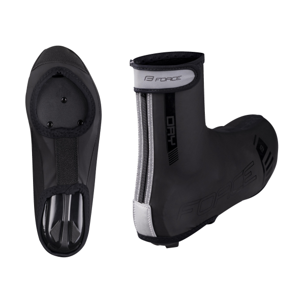 návleky treter FORCE PU DRY ROAD, černé M