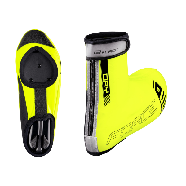 návleky treter FORCE PU DRY ROAD, fluo M