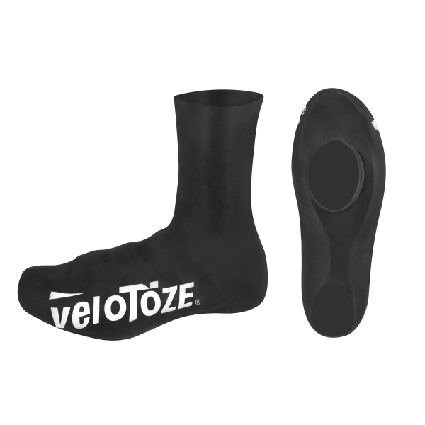 návleky treter VELOTOZE ROAD latex vysoké, černé S