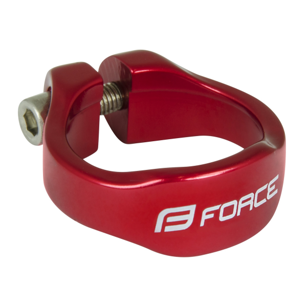 objímka sedlovky FORCE na šest.klíč 31,8mmAl,červ.
