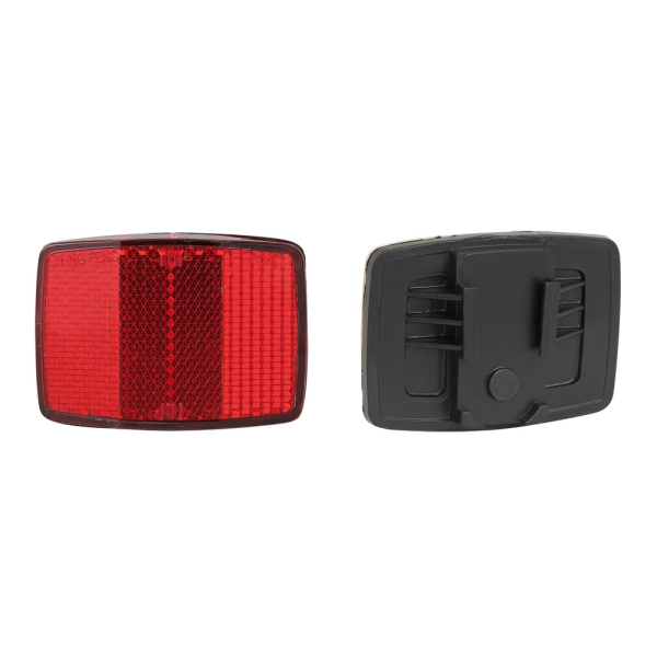 odrazka zadní hranatá, červená