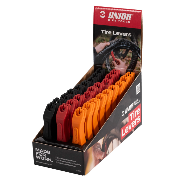 páčky montážní UNIOR plastové, balení  BOX 27 sad