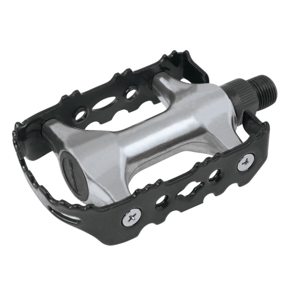 pedály F 910 Al-Fe kuličková ložiska, černo-stříbr