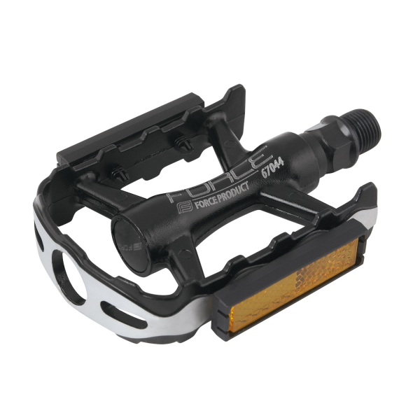 pedály FORCE 600 Al kuličková ložiska, černé