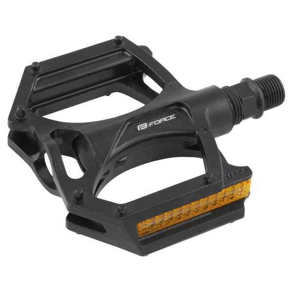 pedály FORCE BMX Al nevyměnitelné piny, černé