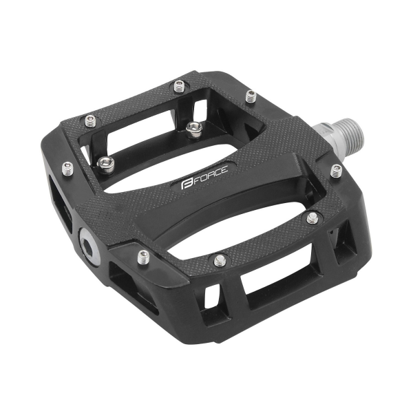 pedály FORCE BMX / DOWNHILL hliníkové, černé
