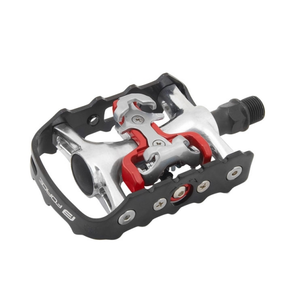 pedály FORCE nášlapné MTB jednostranné, černé