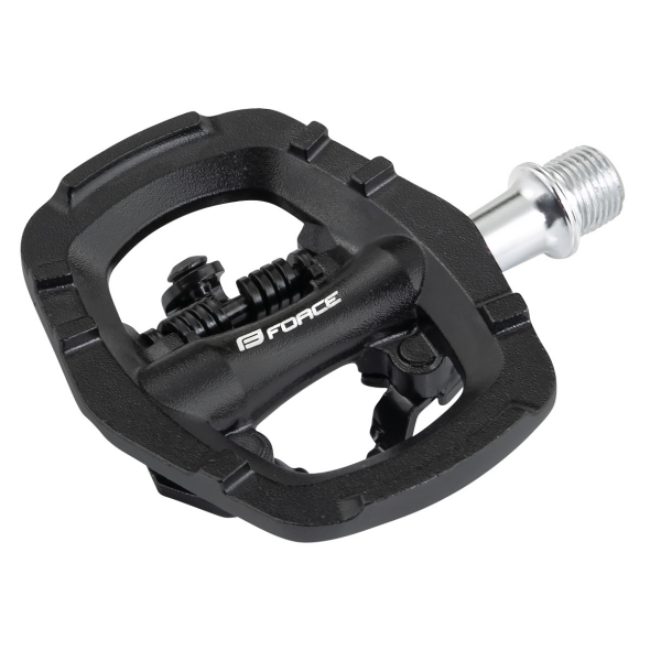 pedály FORCE SELECT nášlap. MTB jednostranné, črn