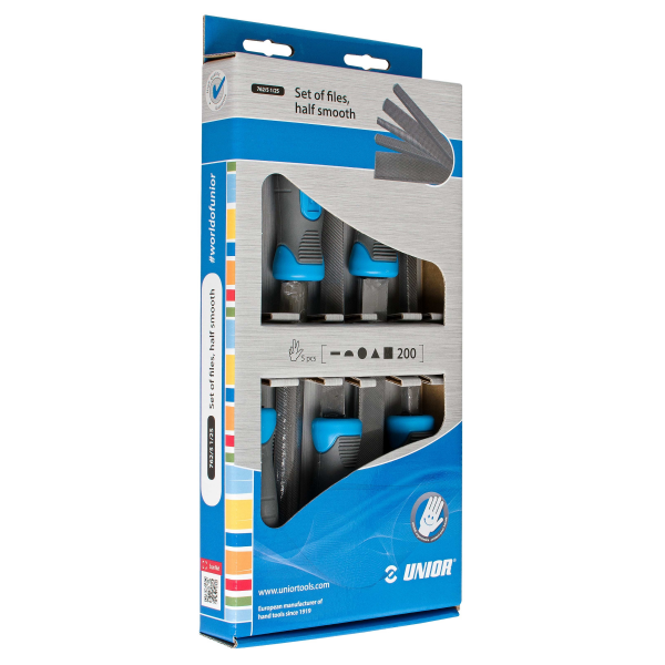 pilník střední sek UNIOR 5ks sada v krabici