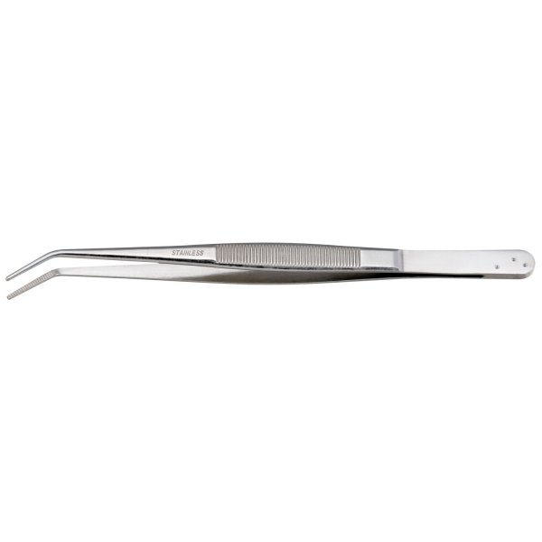 pinzeta UNIOR plochá, zahnutá 155mm