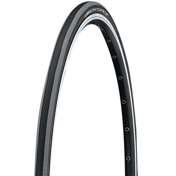plášť FORCE ROAD 700 x 25C, drát, černo-šedý