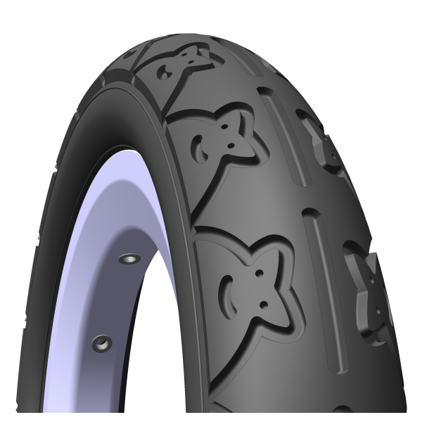 plášť RUBENA 12 1/2 x 1,75 x 2 1/4, V62 TEDDY,čern