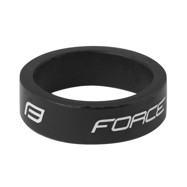 podložka FORCE 1 1/8" AHEAD 10 mm Al, černá