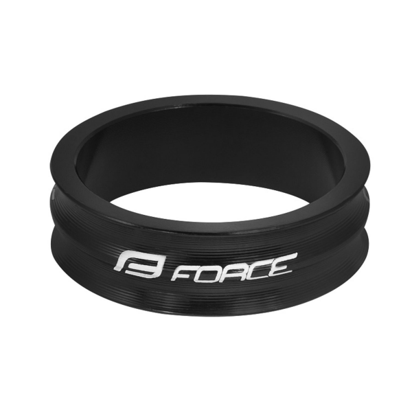 podložka FORCE 1 1/8" AHEAD 10 mm Al, černá