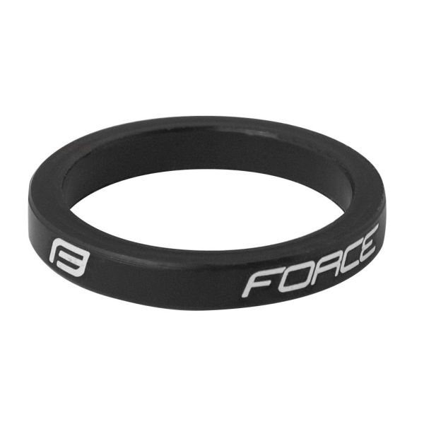 podložka FORCE 1 1/8" AHEAD 5 mm Al, černá