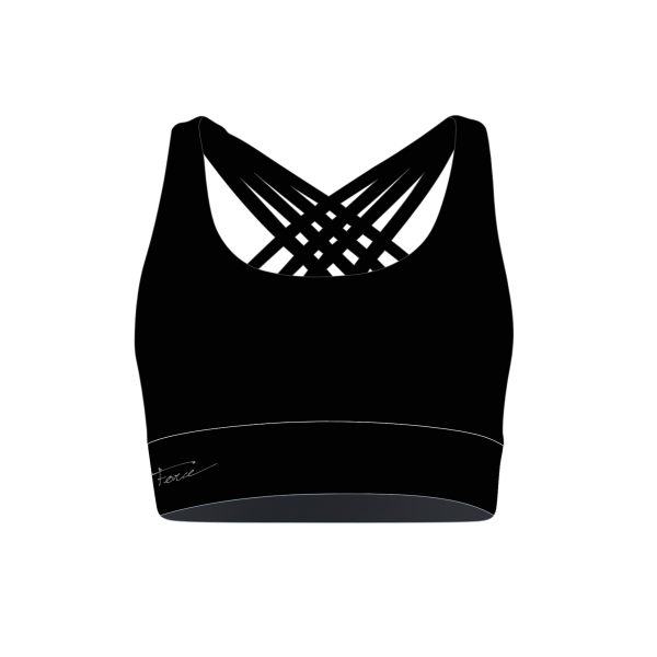 podprsenka sportovní FORCE SIMPLE, černá L