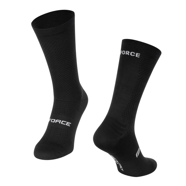 ponožky FORCE VERDONE, černé S-M / 38-42