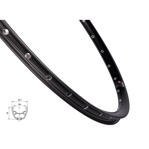 ráfek MACH1 NEO DISC 622x19, 36 děr, černý