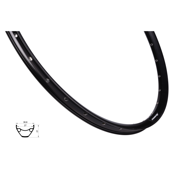 ráfek REMERX RX 3027 DISC 622x27, 32děr, černý