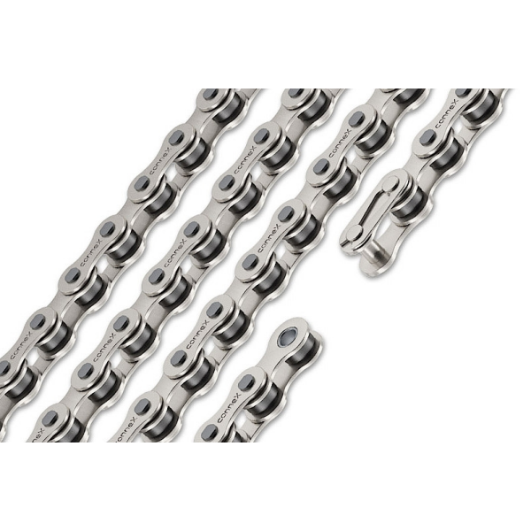 řetěz CONNEX 108 pro single speed, stříbrný