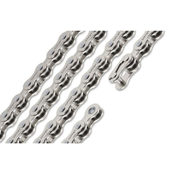 řetěz CONNEX 1E8 pro E-BIKE single speed, stříbrný