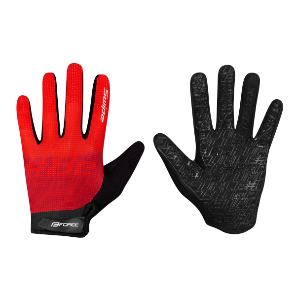 rukavice FORCE MTB SWIPE letní,červené L