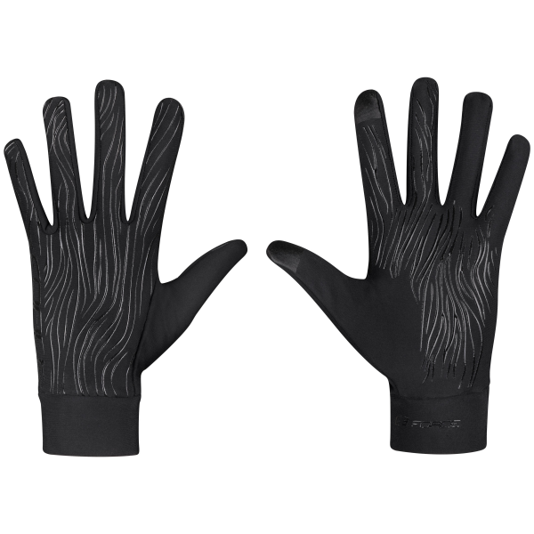 rukavice FORCE TIGER jaro-podzim, černé L