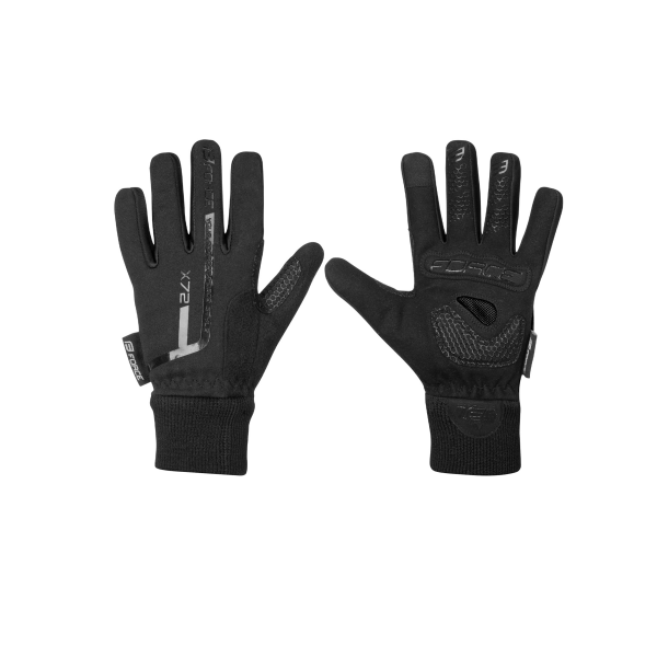 rukavice zimní FORCE KID X72, černé S