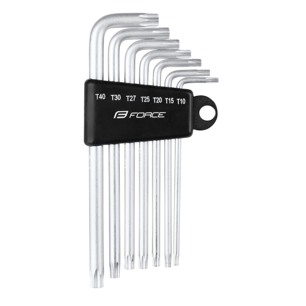 sada 7 torx klíčů FORCE PROFI T10 - 40, v držáku
