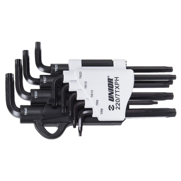 sada 9 klíčů torx UNIOR v pouzdře 8 - 40