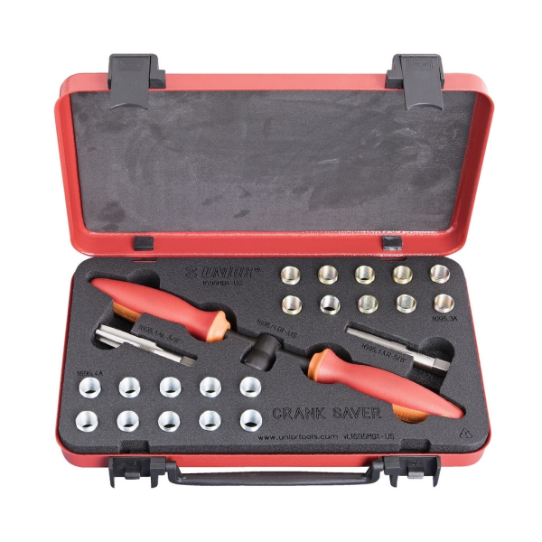 sada UNIOR Crank Saver pro opravu závitů klik