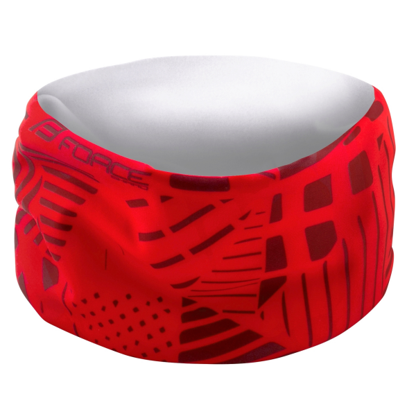 šátek FORCE SHARD jaro/podzim, červený UNI