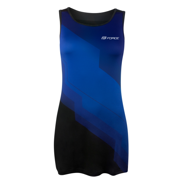 šaty sportovní FORCE ABBY, modro-černé S