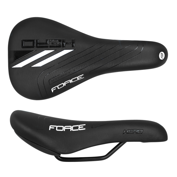 sedlo FORCE HERO 20-24" dětské, černo-bílé