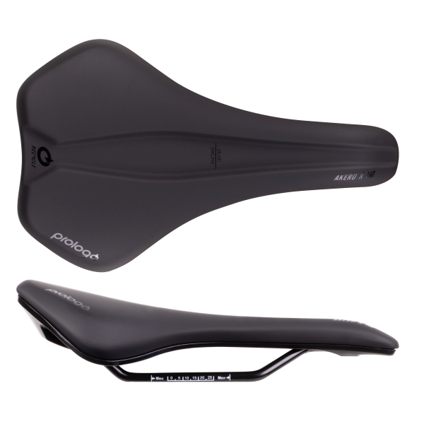 sedlo PROLOGO AKERO R RECYCLED STEEL 160, černé