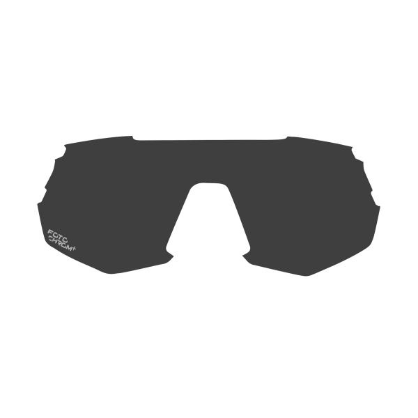 sklo náhradní FORCE ARCADE, zrc. černé