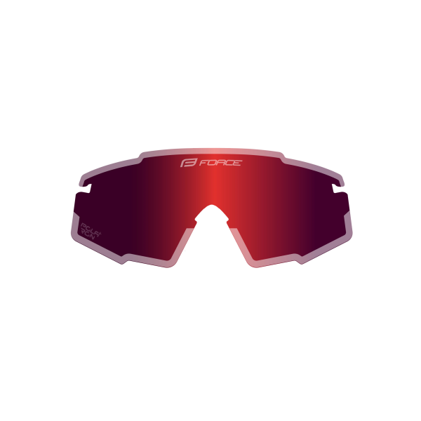 sklo náhradní FORCE MANTRA, polarizační červené