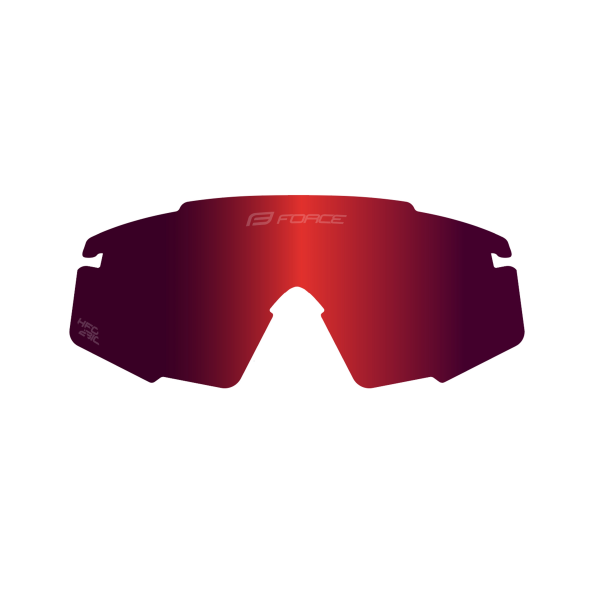 sklo náhradní FORCE MANTRA, zrcadlové červené