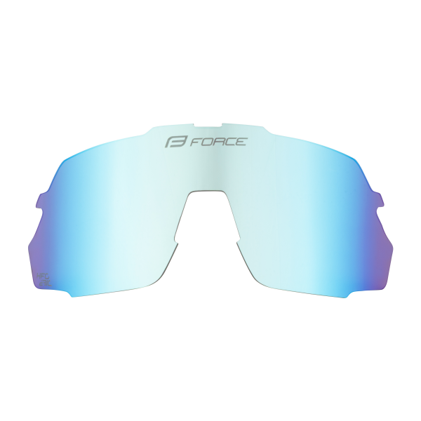 sklo náhradní FORCE PULSE, modré zrcadlové