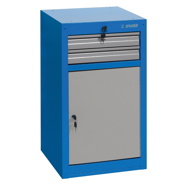 skříň dílenská UNIOR 2 úzká 475x650x870 mm