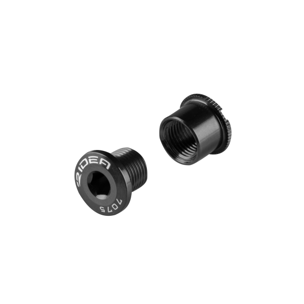 šrouby RIDEA R8 pro montáž převodníků, Al, černé
