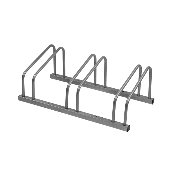 stojan FORCE parkovací na 3 kola, ocel, stříbrný