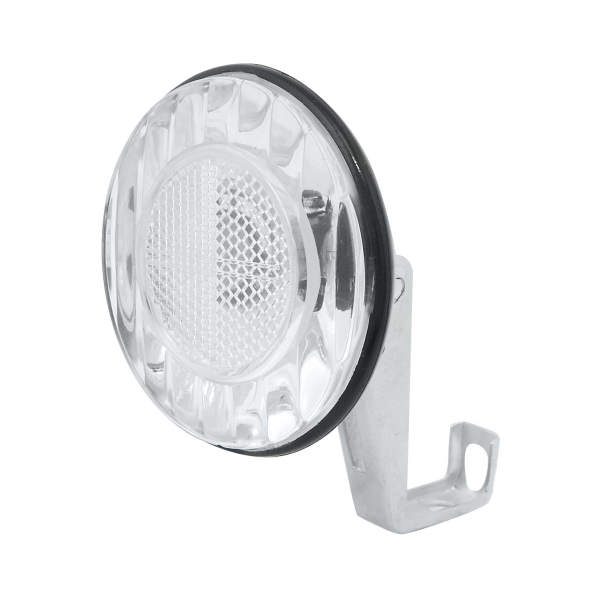 světlo přední FORCE kulaté 7cm + odrazka a držák