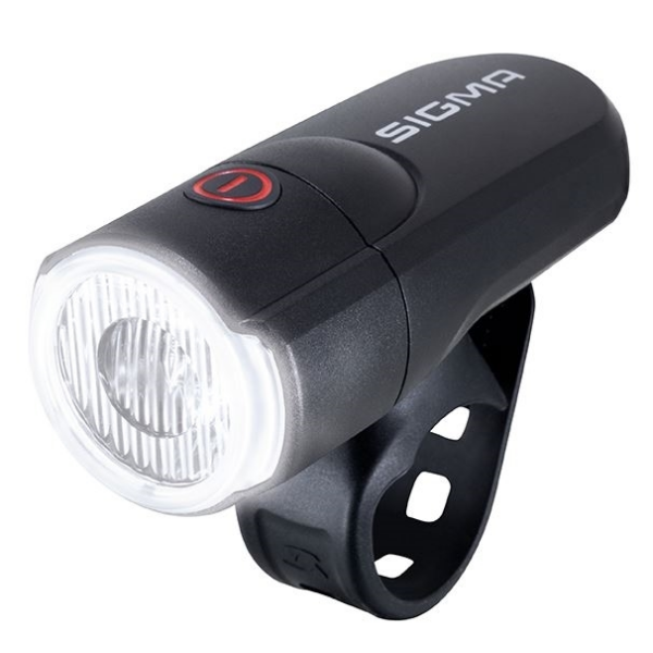 světlo přední SIGMA AURA 30, černé
