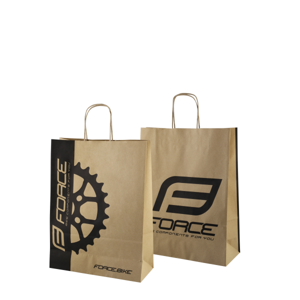 taška FORCE papírová 23 x10 x 32 cm